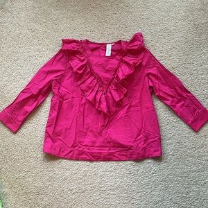 Anthropologie Valentine’s 💕❤️Guest Editor Ruffled Blouse